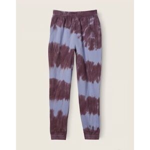 Victoria’s Secret Pink Purple Mauve and Blue Tie Dye Jogger Sweatpants
